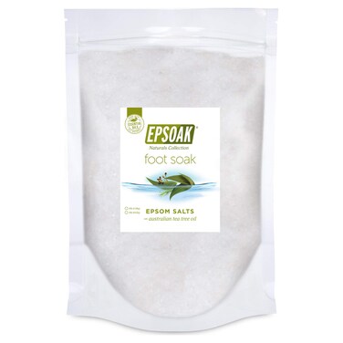 Tea Tree Oil Foot Soak with Epsoak Epsom Salt  19 lb Bulk Bag  Fight Athletes Foot and Unpleasant Foot Odor  Made in USA