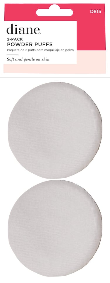 Diane D815 Makeup Cosmetic Puffs for Compacts Pressed Powders Setting Powders  2 Count Pack of 1