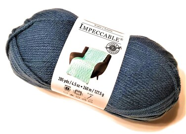 Loops  Threads Impeccable Yarn  1 Ball 45 Ounces  Misty Blue