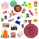 Sunny Days Entertainment 8Piece Surprise Box  Mystery Assortment of Characters and Toys