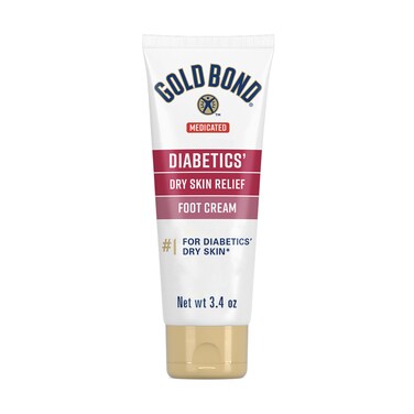 Gold Bond Ultimate Diabetics Dry Skin Relief Foot Cream 34 oz Soothes Skin Discomfort