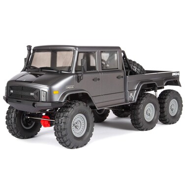 Axial SCX10 II UMG10 6x6 RC Rock Crawler RTR with 24Ghz Radio System Battery and Charger Not Included 110 Scale AXI03002Charcoal Metallic