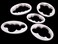 5PCS Different Pattern Plastic Fluffy Cloud Cutters Cookie Cutters Cake Cutters Fondant Cloud Cutters