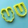 CHENRUI Set of 2 Organic U Shape Polymer Clay Cutter Art Deco Earring Clay Cutter