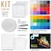 24000 Mini Fuse Beads Kit for Adults  48 Colors Tiny 26mm Beads 5 Pegboards 2 Tweezers  Compatible with Hama Melty Beads Iron Beads Craft  Bulk Storage