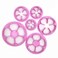 Gobaker Succulent Plants Rose Fondant Cutter Set Gumpaste Flower Petal Cutter Mold for Cake Cupcake Decoration6pcs