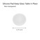 Glass Table Top Bumpers 20PCS NonAdhesive Silicone Pads for Glass Table Stopper 079  079  012 Inch LWT