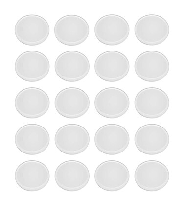 Glass Table Top Bumpers 20PCS NonAdhesive Silicone Pads for Glass Table Stopper 079  079  012 Inch LWT