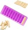 Bamutu Long Strips Silicone Mold Finger Shaped Cookie Molds 2 PCS10 Cavity Chocolate Rectangular Cereal Bar Molds Ice Cube Tray Jelly Cake Candy Baking Tools