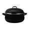 Granite Ware 95 Qt Heavy Gauge Dutch Oven with Lid Speckled Black Enamelware Stainless Steel Suitable for Cooktops Oven to Table Dishwasher Safe
