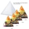 Super Large Pyramid Resin Silicone Mold 6 Inch Big Pyramid Mold Silicone Pyramid Mold for Resin Epoxy Resin Casting Mold for DIY Jewelry Casting Crafts Making