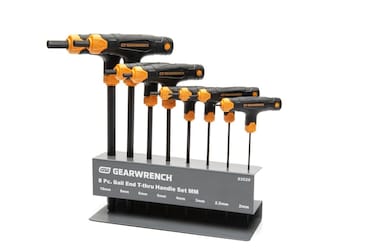 GEARWRENCH 8 Piece Metric Ball End THandle Hex Key Set  83520