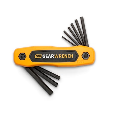 GEARWRENCH 9 Piece SAE Folding Hex Key Set  83509