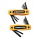 GEARWRENCH 17 Piece SAEMetric Ball End Folding Hex Key Set  83511