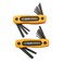 GEARWRENCH 17 Piece SAEMetric Ball End Folding Hex Key Set  83511