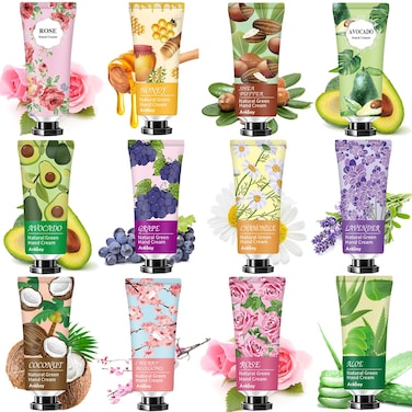 ANKOOY 12 Pack Hand Cream Gifts Christmas Gifts for WomenMoisturizing Hand Lotion Cream For Dry HandsBulk Mini Hand Lotion Gift Sets For Mothers Day Teacher Appreciation GiftsNurse Week Gifts