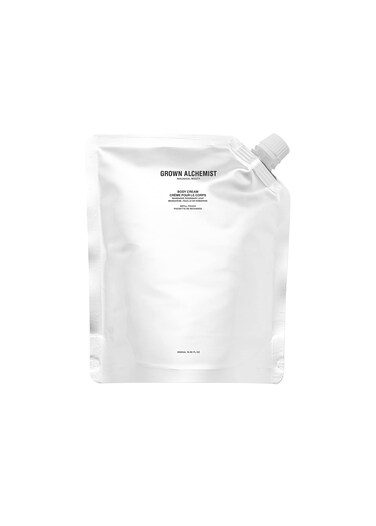 Grown Alchemist Body Cream REFILL Pouch Mandarin Rosemary Leaf Nourishing Moisturizer Cream that Repairs and Balances Dry Skin 500ml