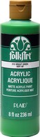 FolkArt Matte Acrylic Craft Paint 8 oz Bright Green