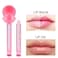 BIOKUSY Tinted Lip Balm Lollipop Lip Gloss Magic pH Color Changing Pink Lipstick  Vitamin E Clear Lip Oil Combo Hydrating Plumping Lip Care Product for Girls Blue