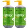 Alaffia EveryDay Coconut Shampoo Gentle Cleansing Shampoo for Normal to Dry Hair Made with Coconut Oil Rich in Vitamin E No Parabens or Phthalates Coconut 2 pack  32 Fl Oz Ea