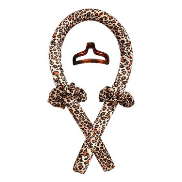 BATOUDE Heatless Curling Rod Headband No Heat Silk Ribbon Curling Rod Hair Roller Curls with Hair Claw Clip Lazy Natural Soft Wave DIY Hair Rollers Styling Tool for Sleep in Overnight Bao