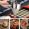 Stainless Steel Pancake Batter Dispenser Funnel Dispenser with Stand Kitchen Must Have Tool for Perfect Pancakes Cupcake Waffle Muffin Mix Cake  Crepe Easy Pour Baking Supplies for Griddle