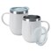 BJPKPK 2 pcs Insulated Coffee Mug 12 oz Stainless Steel Insulated Coffee Tumbler with Lid for Hot Drinks  Cold DrinksWhite