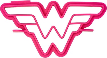Whiskware Justice League Silicone Pancake Mold Pancake Shaper Dishwasher Safe BPA and Phthalate Free Plastic Wonder Woman