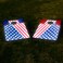 LOKATSE HOME LED Cornhole Game Set  Includes 8 Bean Bags 2 Boards with MDF Surface and 1 Carrying Case