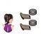 Ponytail Holder Ponytail Volume Tool for Hairstyles  Hair Bun Styling Tool and Popper for Voluminous DIY Hairstyles 2 Pack