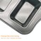 NBFTLTOP 2 Pack Mini Loaf Pans Nonstick Bread Loaf Pan8 Cavity Carbon SteelNontoxic  Easy Cleanup Gray