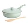 Goodful AllinOne Pan Multilayer Nonstick HighPerformance Cast Construction Multipurpose Design Replaces Multiple Pots and Pans Dishwasher Safe Cookware 11Inch 44Quart Capacity Sage Green