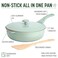 Goodful AllinOne Pan Multilayer Nonstick HighPerformance Cast Construction Multipurpose Design Replaces Multiple Pots and Pans Dishwasher Safe Cookware 11Inch 44Quart Capacity Sage Green