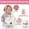 Vollence 12 inch Realistic Silicone Babies Anatomically Correct Cute Silicone Dolls for Kid Birthday Collectible Gifts  Girl