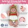 Vollence 12 inch Realistic Silicone Babies Anatomically Correct Cute Silicone Dolls for Kid Birthday Collectible Gifts  Girl