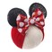 JIAHANG Baby Girl Mouse Ears Headwrap with Sequin Polka Dot Bow Velvet Turban Hairband Hair Bow Headband for Toddler Kids Party Supplies