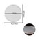 RESINWORLD 4 Pack 4 inches Thick Round Coaster Molds Coaster Silicone Molds for Resin Casting Geode Agate Silicone Coaster Epoxy Casting Mold