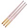 FULINJOY 3 Pcs Rose Gold Round Nail Art Brush Set Nail Painting Brush Manicure Tool UV Gel 3D Nail Brush Pens7mm8mm9mm