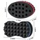 Supaze 3Pcs Hair Styling Set for All  Curl Brush Twist Sponge for Textured Hair with Metal Pick