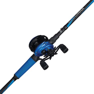 Abu Garcia Blue Max Low Profile Baitcast Reel and Fishing Rod Combo 7