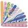 P2P Nails Colorful Nail File Strips  Double Sided Filers for Shaping and Smoothing Toenails and Fingernails  Manicure and Pedicure Nail Buffers  12 Pack