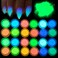 MEILINDS Glow in The Dark Powder 24 Jars Luminous Pigment Powder Night Fluorescence Glitter 12 Colors Luminous Epoxy Resin Acrylic Pigment Dust for Nail Art Makeup Painting DIY Crafts