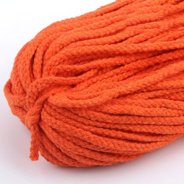 Soft Twisted Cotton Knot Tying Rope 90 Meters Length  5 mm Diameter Cotton Braided Twisted Cord Craft Macrame Hanging Rope for GardeningDIY Crafts MakingHome Decor