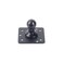 Tackform Two Pack  Aluminum AMPS Pattern Drill Base Mount with Aluminum 20mm Ball Mount and Install Kit
