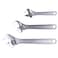 General Tools Adjustable Wrench Set 3 piecesSilver