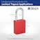 Brady Safety Lockout Padlock Sets  12 Pack  Red  Keyed Different Safety Lockout Padlocks  2 Keys Per Lock  SDALRED38STKD12