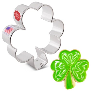 Small Shamrock Cookie Cutter 325 Made in USA by Ann Clark