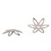 20pcs Adabele Authentic 925 Sterling Silver 10mm 039 inch Star Flower Floral Bead Cap End Cap Hypoallergenic Nickel Free for Jewelry Making SS1211