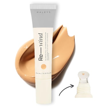 HALEYS Rewind Blurring Full Coverage Concealer Medium Tan  Warm Cream 1 oz
