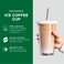Reusable Iced Coffee Cup 16 OzGrande Leak Proof and Double Wall Insulated Iced Coffee Tumbler Come with Reusable Plastic and Metal Straws and Straw Cleaner